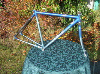 lugged bicycle frame